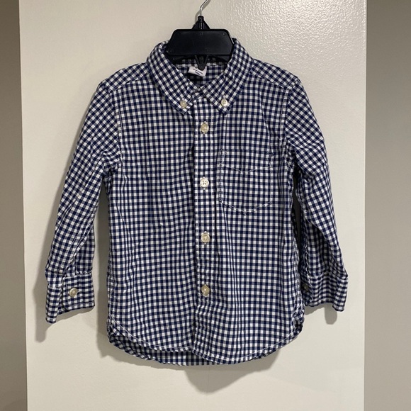 GAP Other - SALE❗️❗️❗️Baby Gap blue and white gingham button down   18-24 months